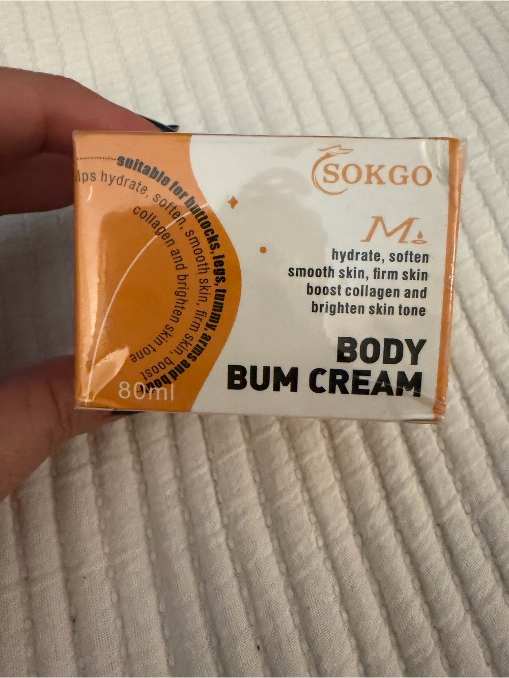Orange Body Bum Cream - Hydrating & Skin Brightening